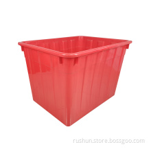 885*665*660 mm Red aquatic stackable crate